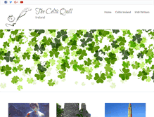 Tablet Screenshot of celticquill.com